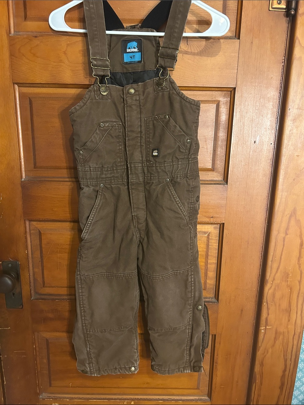 Carhartt Kids Brown Workwear Bib Overalls